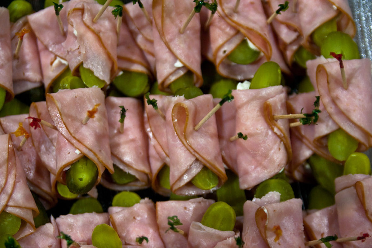 A Most Scrumptious Appetizer, Homemade Ham Wrapped Pickles Mystery Pickle